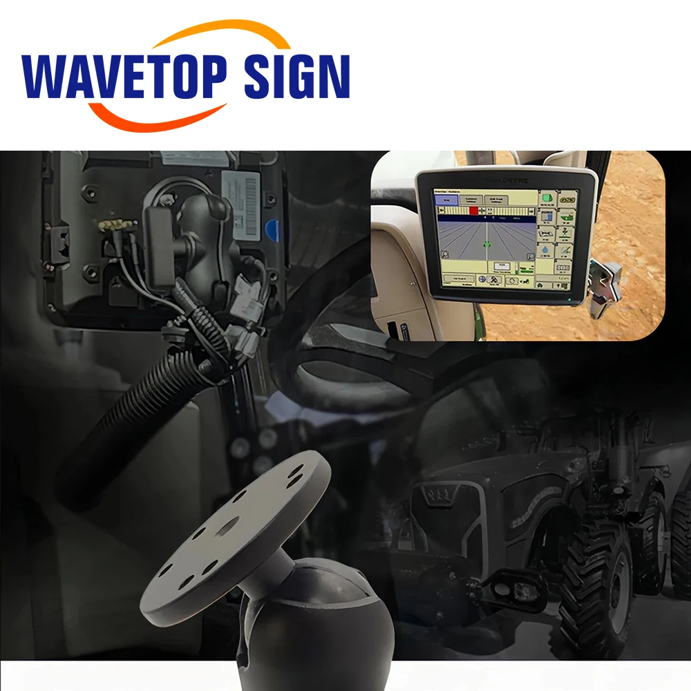 WaveTopSign 1.5 بوصة قاعدة مستديرة الكرة رئيس كومبو تصاعد حامل 90 مللي متر 150 مللي متر مزدوج المقبس الذراع ل Garmin لمعدات الصور GPS #4