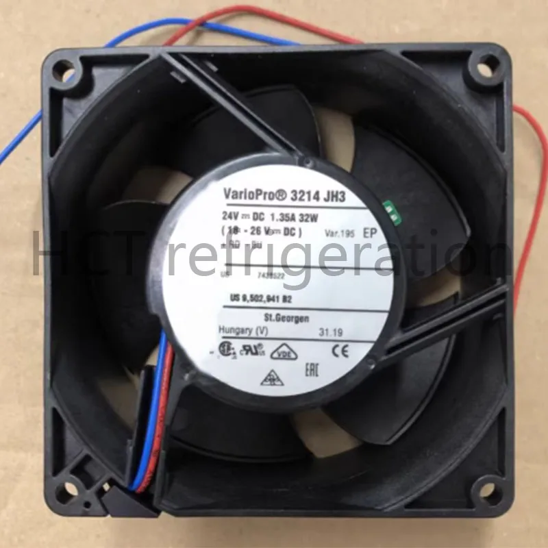 Original 100% funcionando 3214JH3 3214 JH3 24V 1.35A 32W ventilador