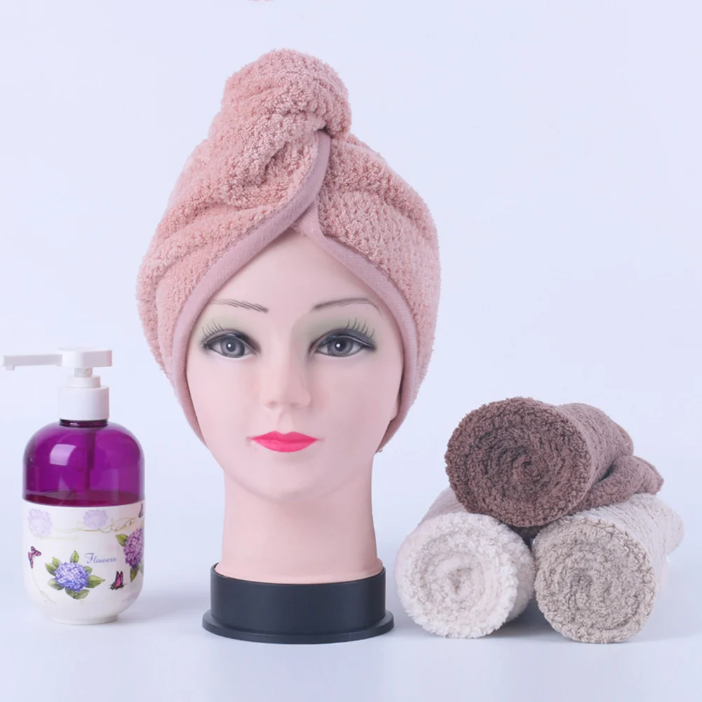 2Pcs Microfiber Hair Wrap Fast Drying Towel Gentle on Hair Skin Ultra Wicking Technology Daily Use Travel Friendly Beige Colors