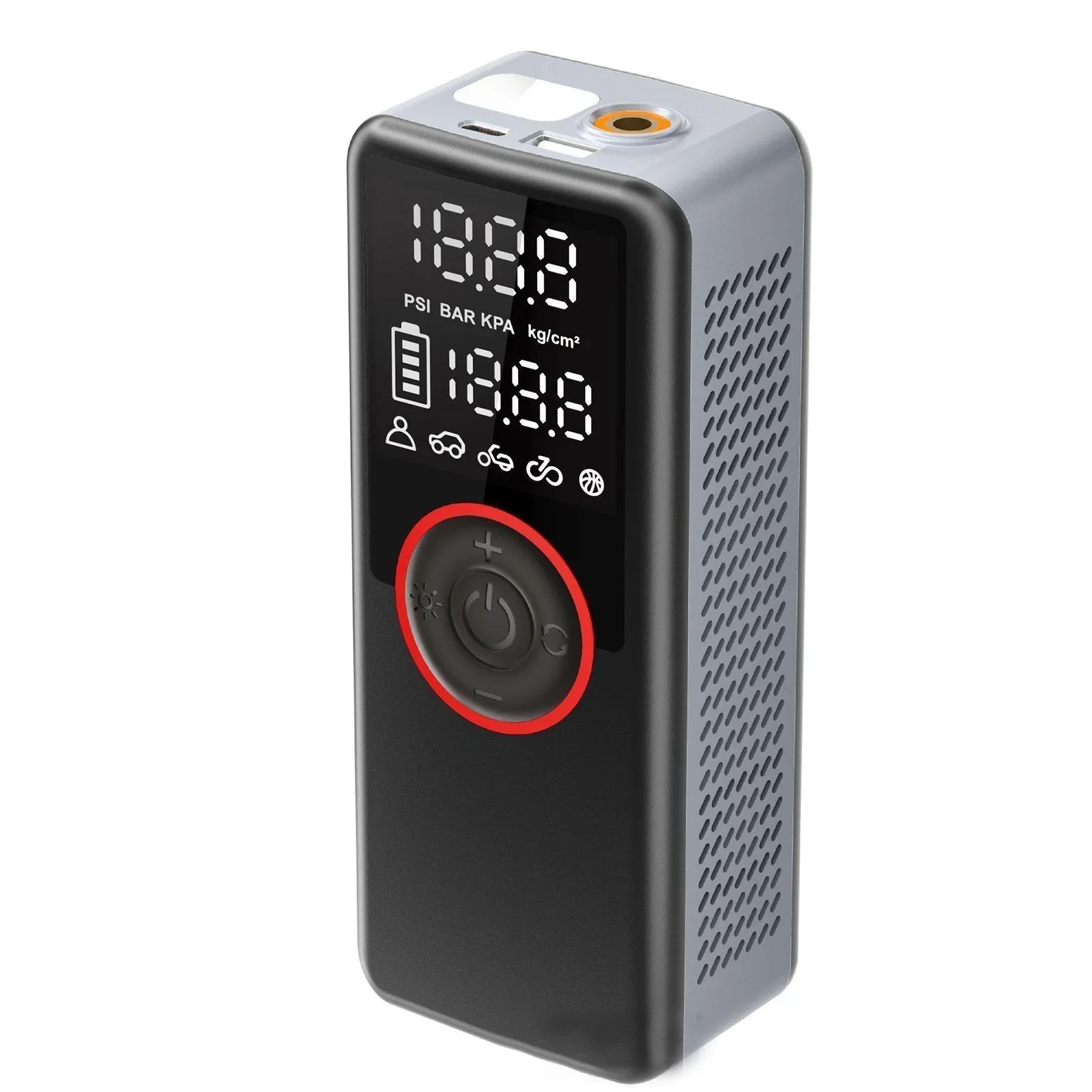

Electric Air Pump Fast Air Pump Outdoor Sports 22 Cylinders Cooling Holes Easy To Carry Easy To Store Light Weight