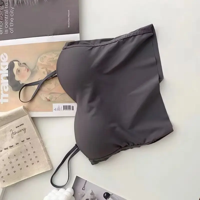 

Thin Section Double Straps Solid Color Suspenders Hot Girls Inside Sports Vest Sexy Outer Wear Bottoming Slim Women