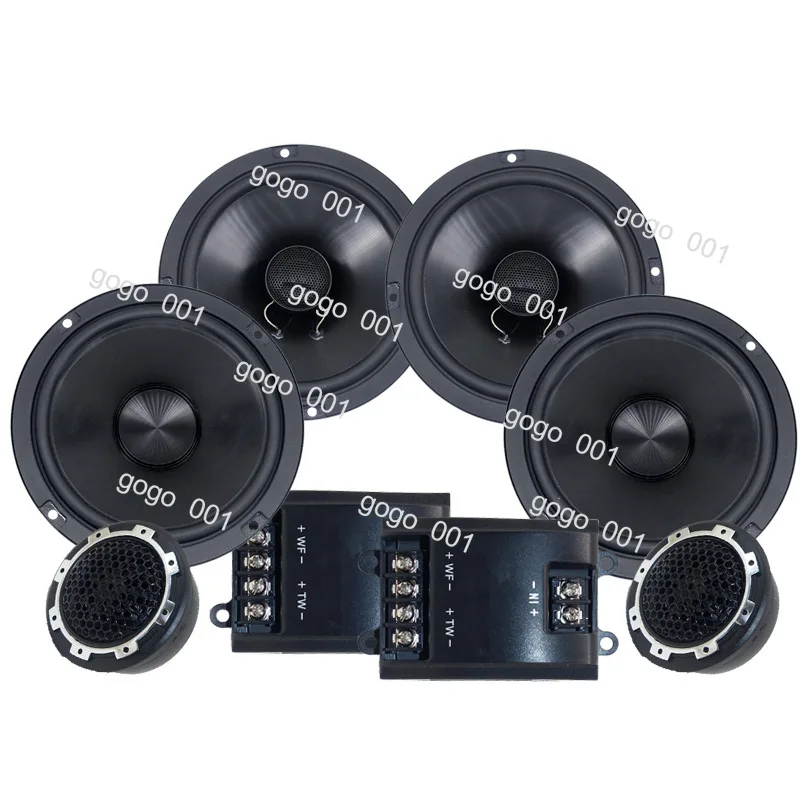 6.5” Car Coaxial Speakers 600W 3 Way Audio Full Range High Low Mid Bass for Vehicle Stereo