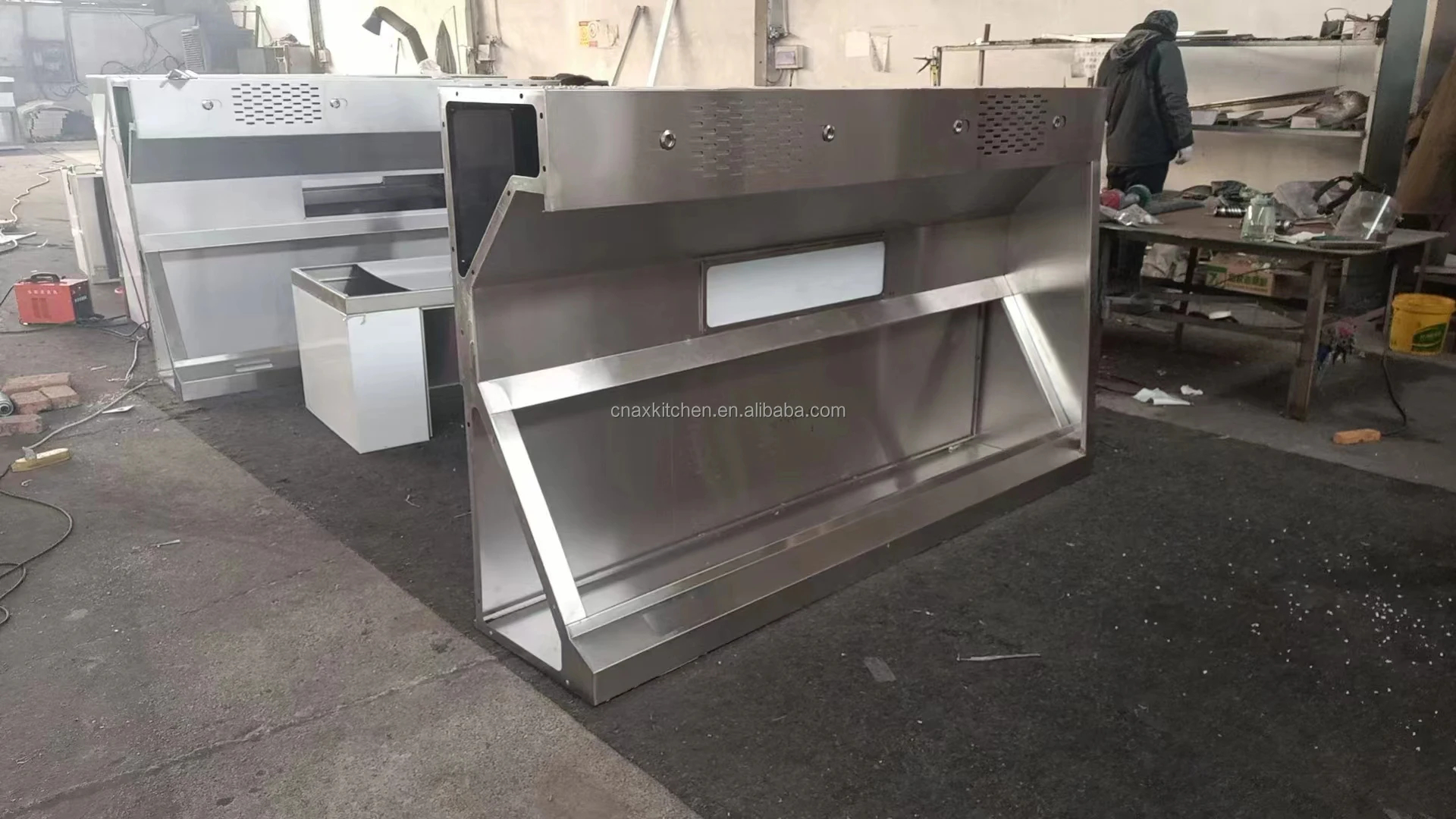 ステンレス製カスタムまたは標準サイド壁掛けレンジフードキッチン