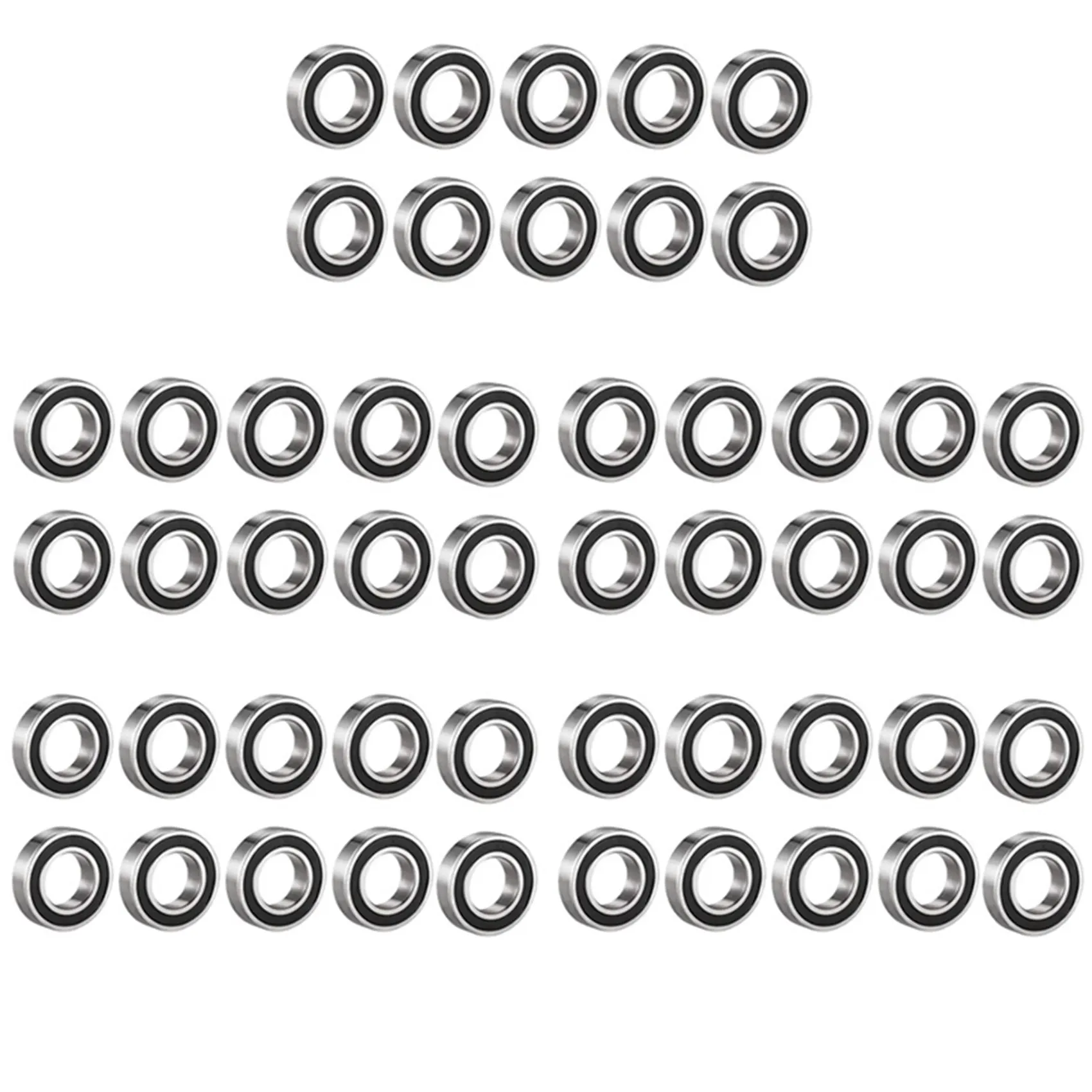 6903-2RS Bearing ABEC-1 (50 Pcs) 17X30X7 Mm Thin Section 6903 2RS Ball Bearings 6903RS 61903 Bearing-ABQU