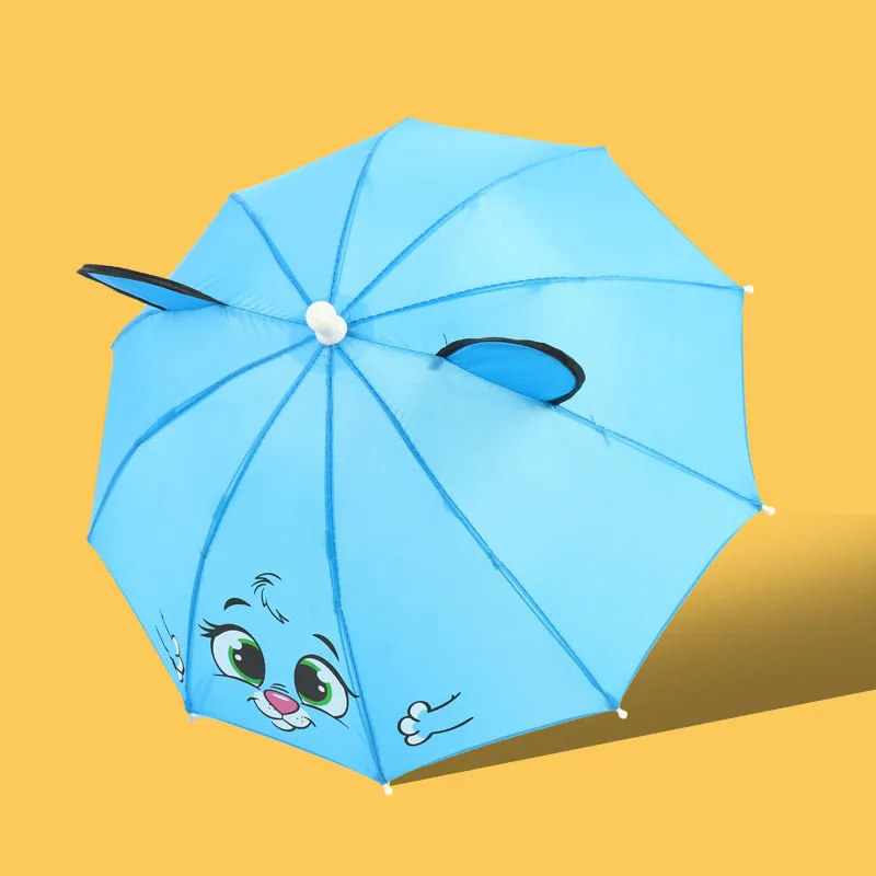 Cute Cartoon Children Umbrella animation creative long-handled 3D ear modeling kids umbrella For boys girls