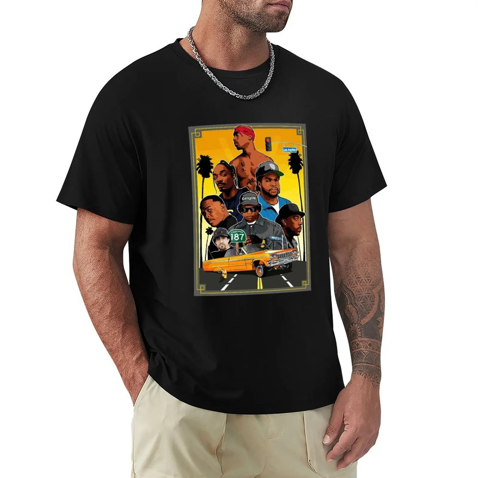

west rappers T-Shirt essential t shirt oversized plain t shirts men