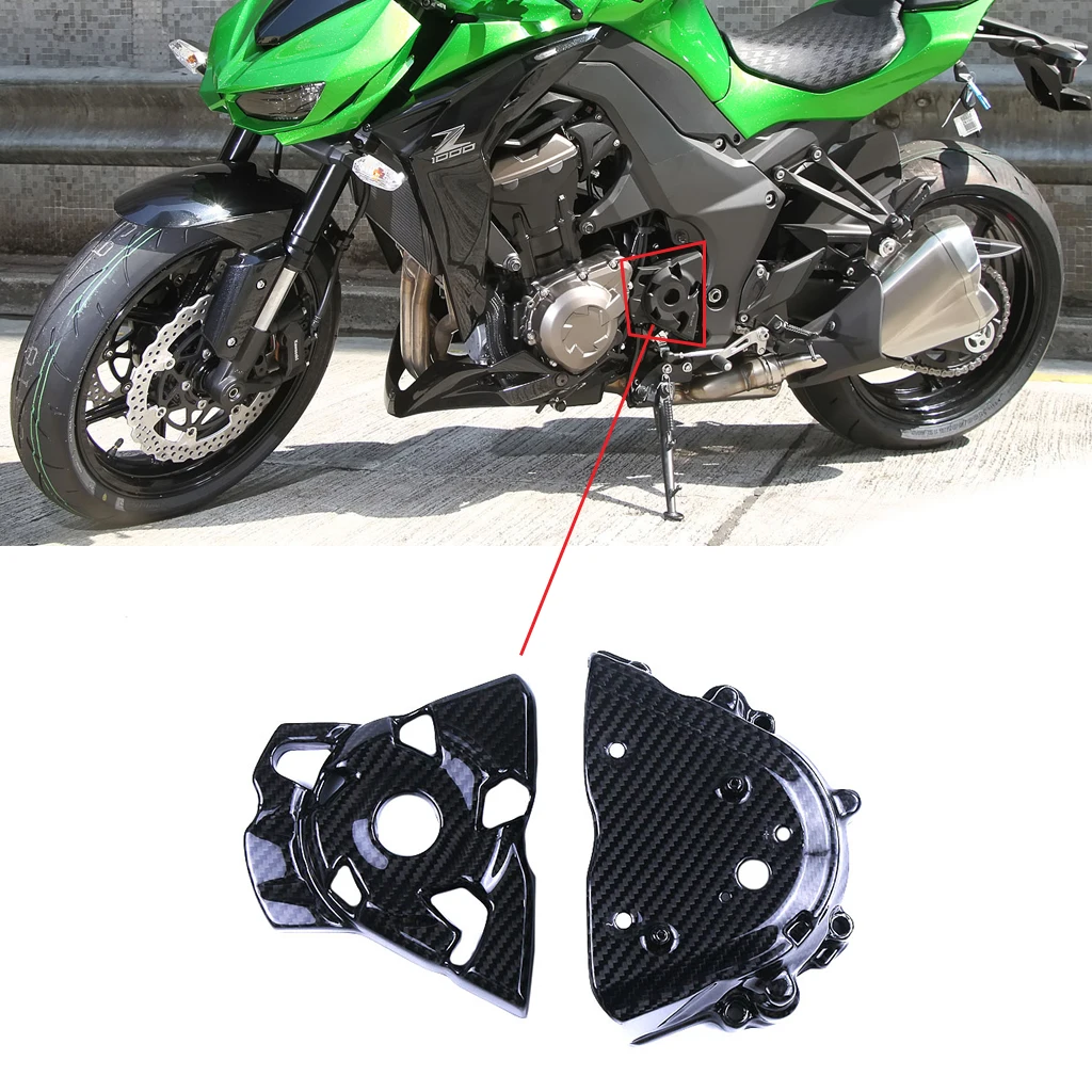 

For Kawasaki Z1000 2014-2019 Full Carbon Fiber Motorcycle Modifield Accessories Fairings Body Kits Parts Sprocket Covers