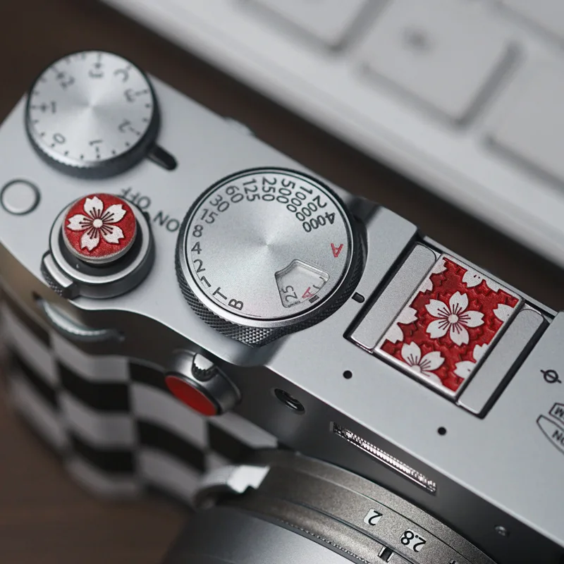 Fuji câmera de alumínio sapatos quentes capa botão liberação para fujifilm xt5 xt20 100vi 100v xt30 xt50 xm5 xpro3 xe4 leica q3 nikon