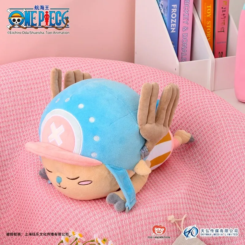 One Piece Official Licensed Plush Dolls Lying Style Tony Chopper Bepo Laboon Spring Peripheral Gift For Kids And Anime Fans