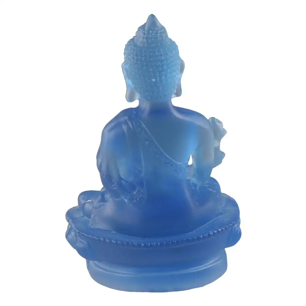 Thai-style Medicine Buddha Statue Zen Ornaments Resin Craft Resin Buddha Crafts Handmade Pharmacist Buddhist Sculpture Office