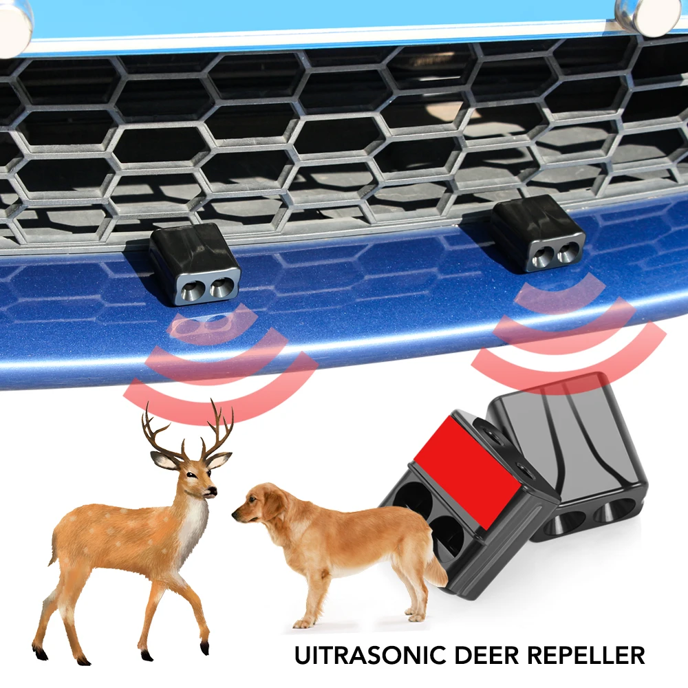 2Pcs Car Whistle Physical Ultrasonic Animal Sirens Deer for Changan CS95 CS85 CS75 CS55 CS35 CS15 CX70 EADO