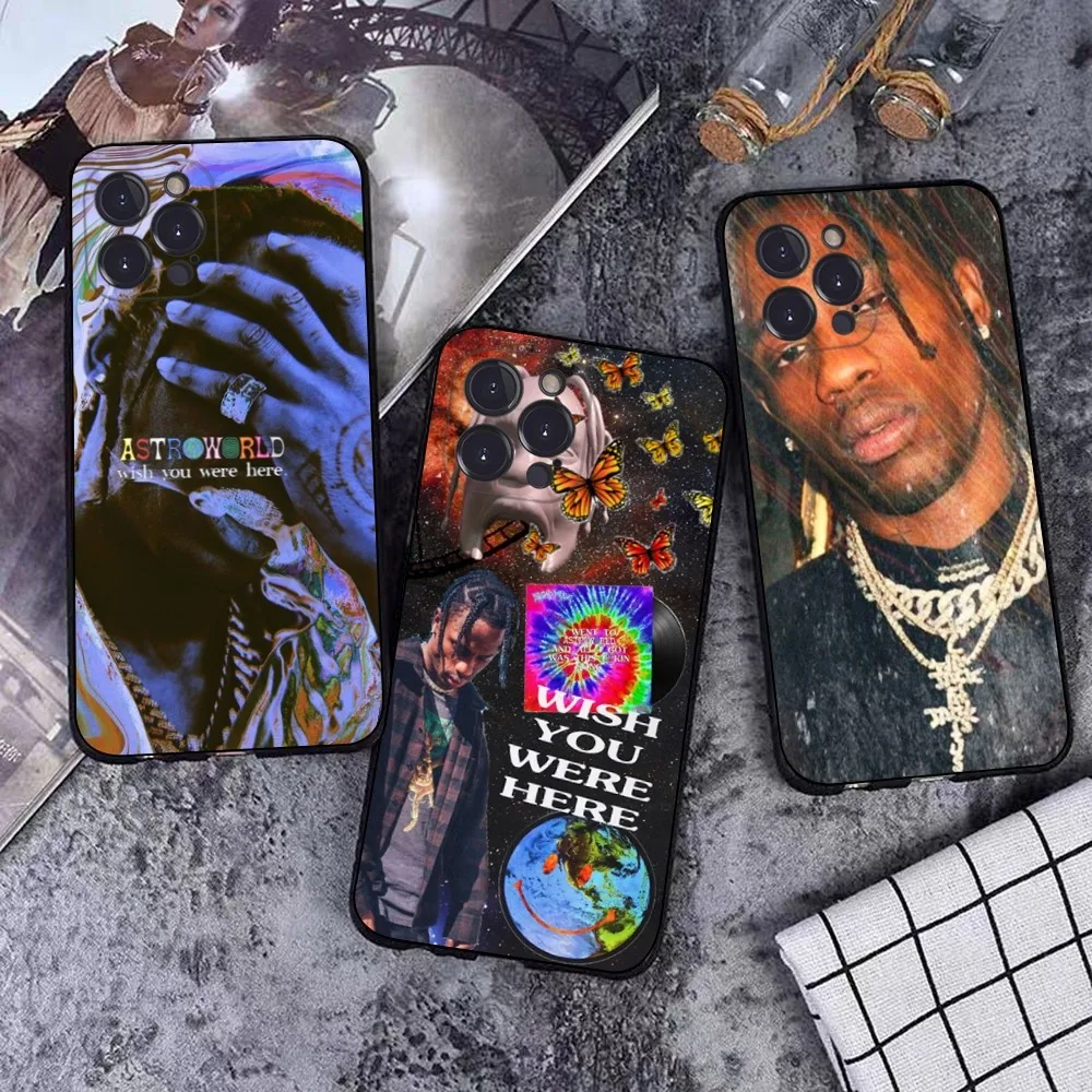 Astroworld Travis Scott Phone Case For iPhone 15 14 11 12 13 Mini Pro XS Max Cover 6 7 8 Plus X XR SE 2020 Funda Shell