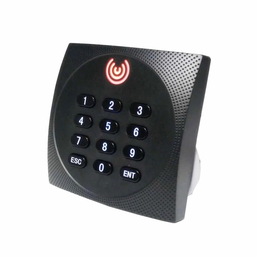 Imagem -02 - Leitor de Cartão Rfid para Controle de Acesso Wiegand Suporta Cartão Nfc Senha com Teclado Led Kr602m 13.56mhz 34 26 Bit