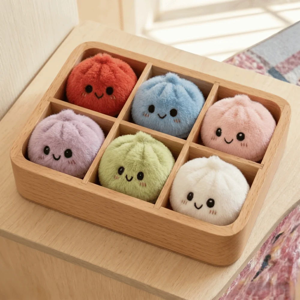 Steamed Buns Squishy Keychain Simulated Steamed Buns Steamed Buns Squishy Keychain Cute Soft Fluffy Steamed Buns Keyring