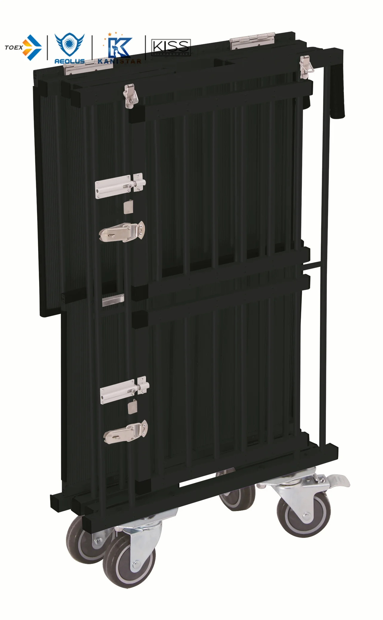 Pet Supplies Foldable Dog Kennel Aluminum Frame Display Rack for Store