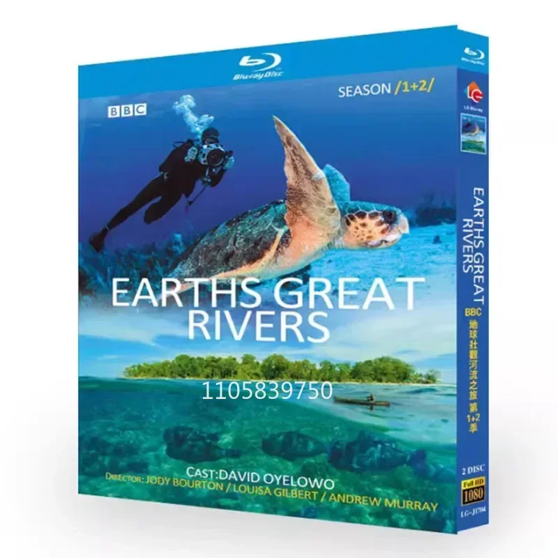 Earth's Great Rivers Season 1-2 Blu-ray Disc DVD
