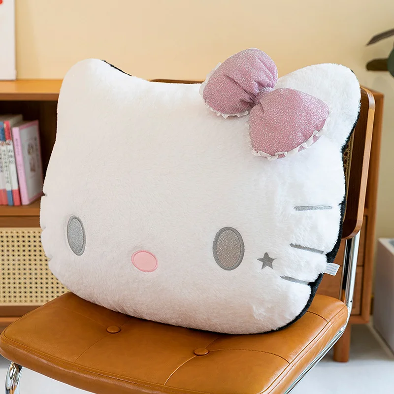 Hello Kitty Angel And Demon Series Plush Pillow Sanrio KT Cat Toy Cartoon Soft Filled Doll Cushion Home Decoration Birthday Gift