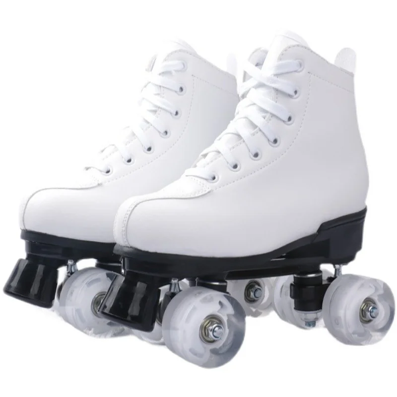 زلاجات دوارة للبالغين، زلاجات دوارة مزدوجة الصف، زلاجات دوارة للبالغين، زلاجات دوارة للمبتدئين من الذكور والإناث #1