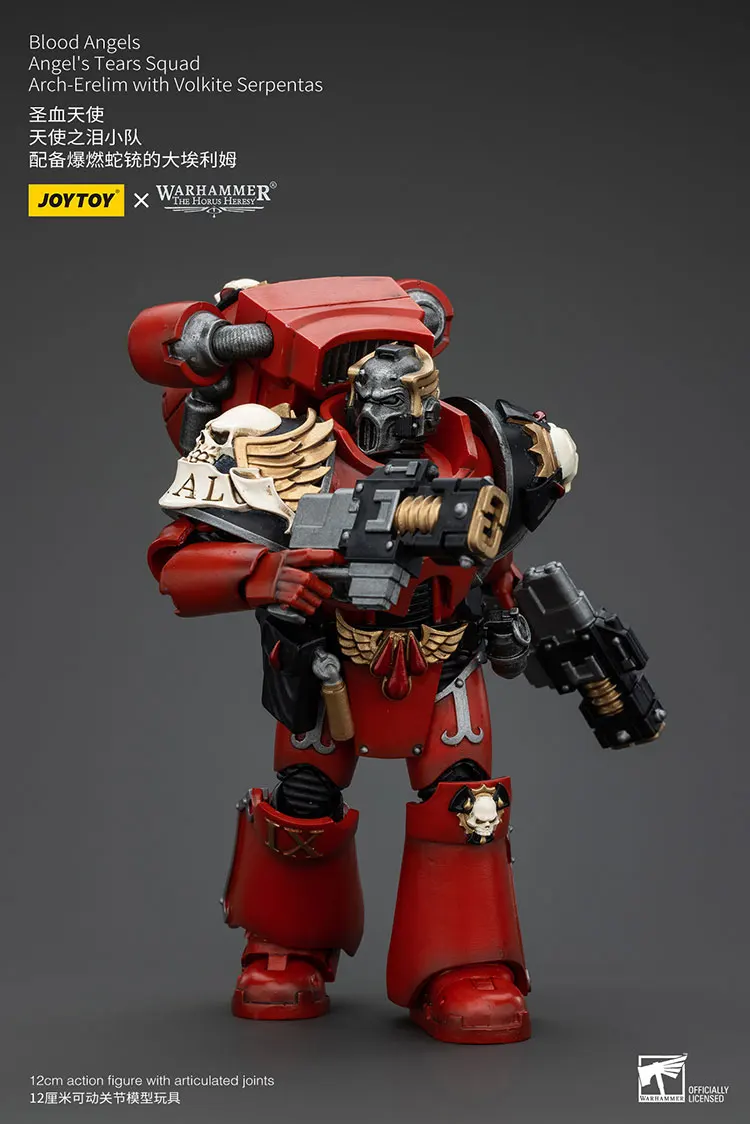 JOYTOY Warhammer "The Horus Heresy" الدم الملاك دموع الملاك فرقة قوس إيريليم مع دموع الملاك قاذفة قاذفة قنبلة يدوية