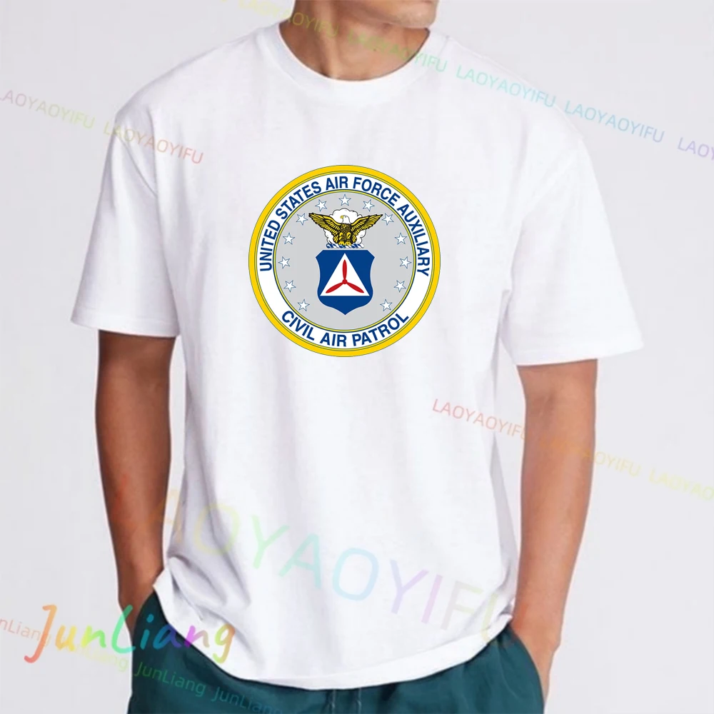 USAF Military USA 100% Cotton New Usaf Logo Cool Us Army Force Marines Men's Clothing Original Mens T- Shirts Graphic Tee Y2k