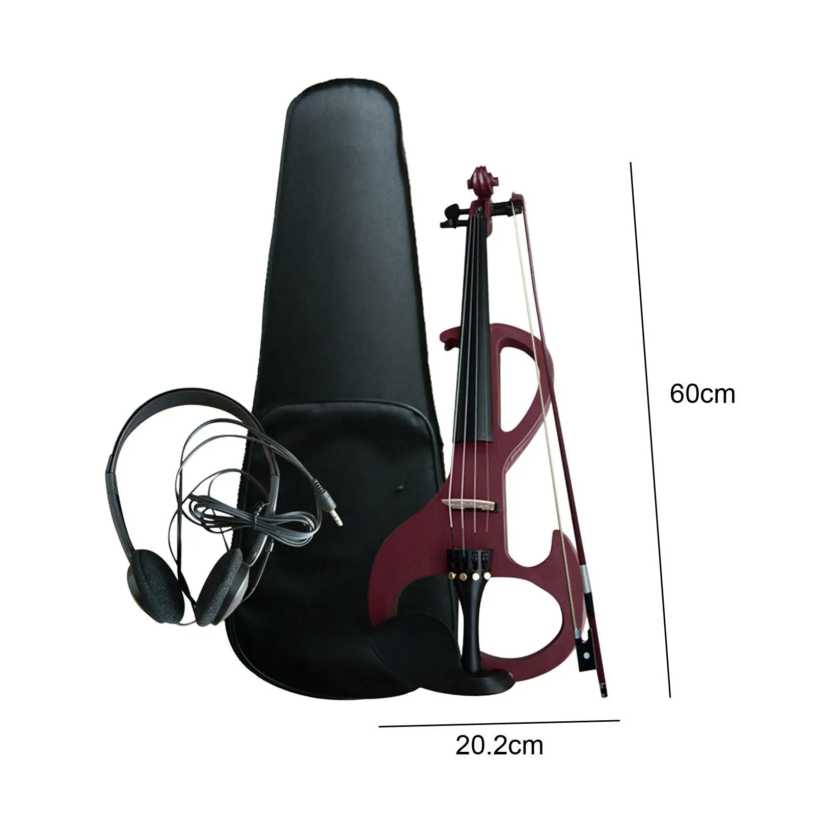 Electric Violin Fiddle Stringed Instruments 4/4 Full Size for Stage Show