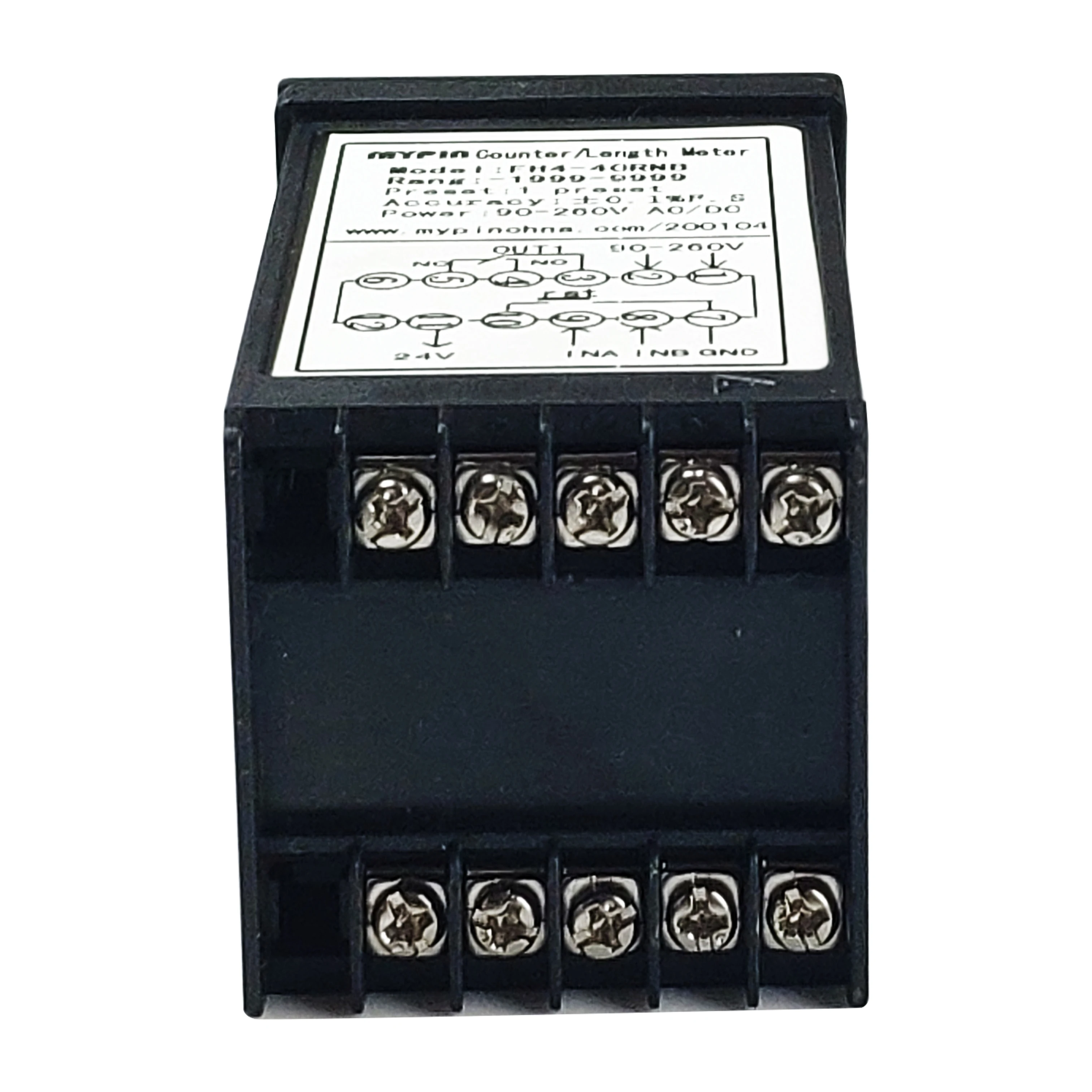 MYPIN FH Series 4 LED Digital Display Counter Length Meter (FH8) Plastic Industrial Use