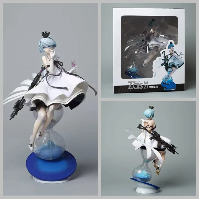 

Girls Frontline Zas M21 White Queen Ver Boxed Anime Figure Beautiful Girl Series Scene Display Collectible Model For Anime Fans