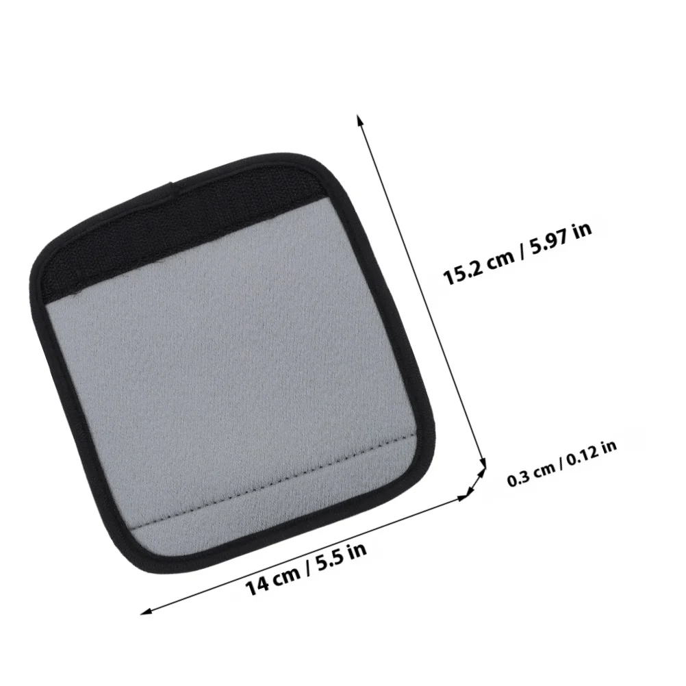 2 قطعة أغطية مقبض الأمتعة حامي النيوبرين قابل للتعديل خفيفة الوزن مقبض حقيبة يلتف إكسسوارات السفر لسهولة