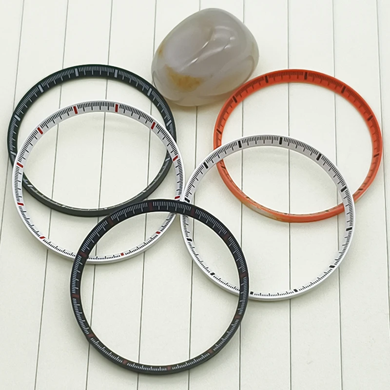 30.5mm SKX007 Replace Chapter Ring Fits SKX009 SRPD NH35 NH36 Watch Cases Plasticsr Inner Ring Refit Parts