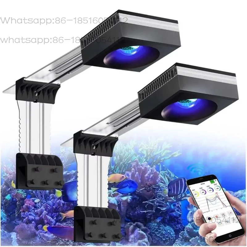

RL90 WiFi Reef Aquarium Light 100W, Professional Marine Aquarium LED Full Spectrum for Reef Coral SPS/LPS Fish Tank LED
