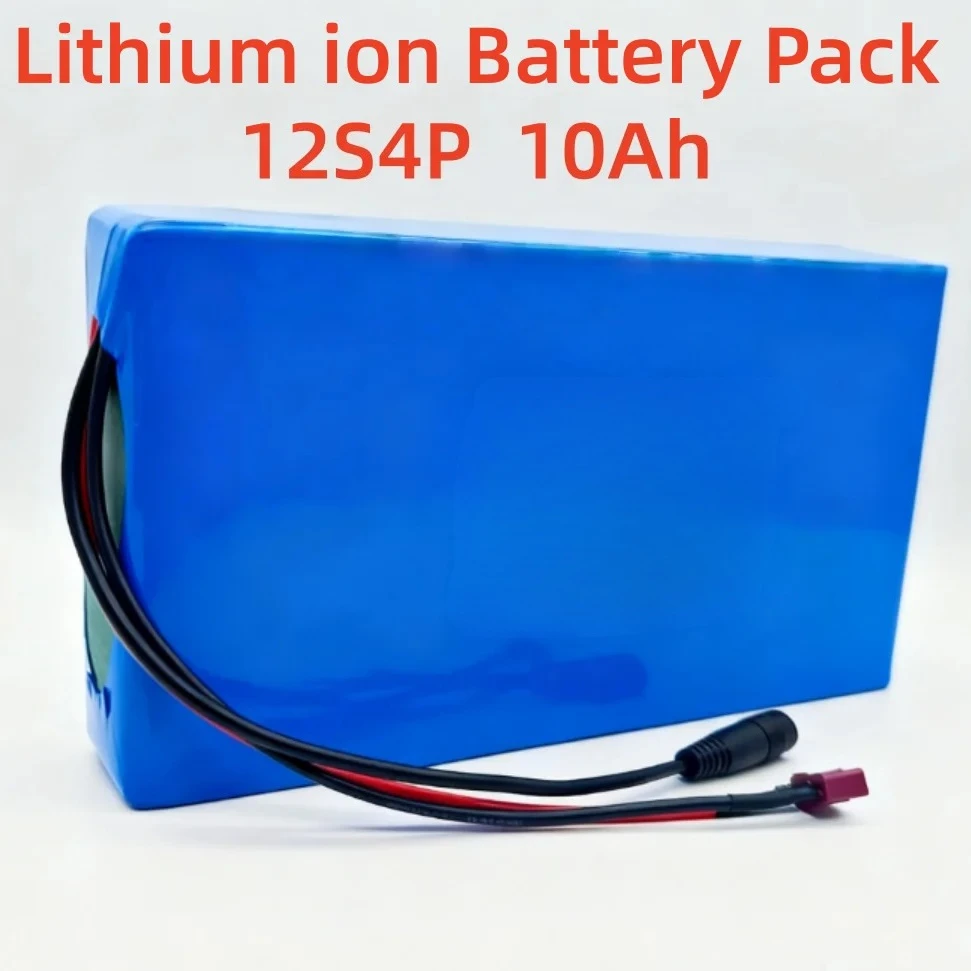 

High quality high Capacity12S4P 44.4V 10Ah Lithium Battery Pack for Adult Bicycle bike & Skateboard with Built-in BMS ower