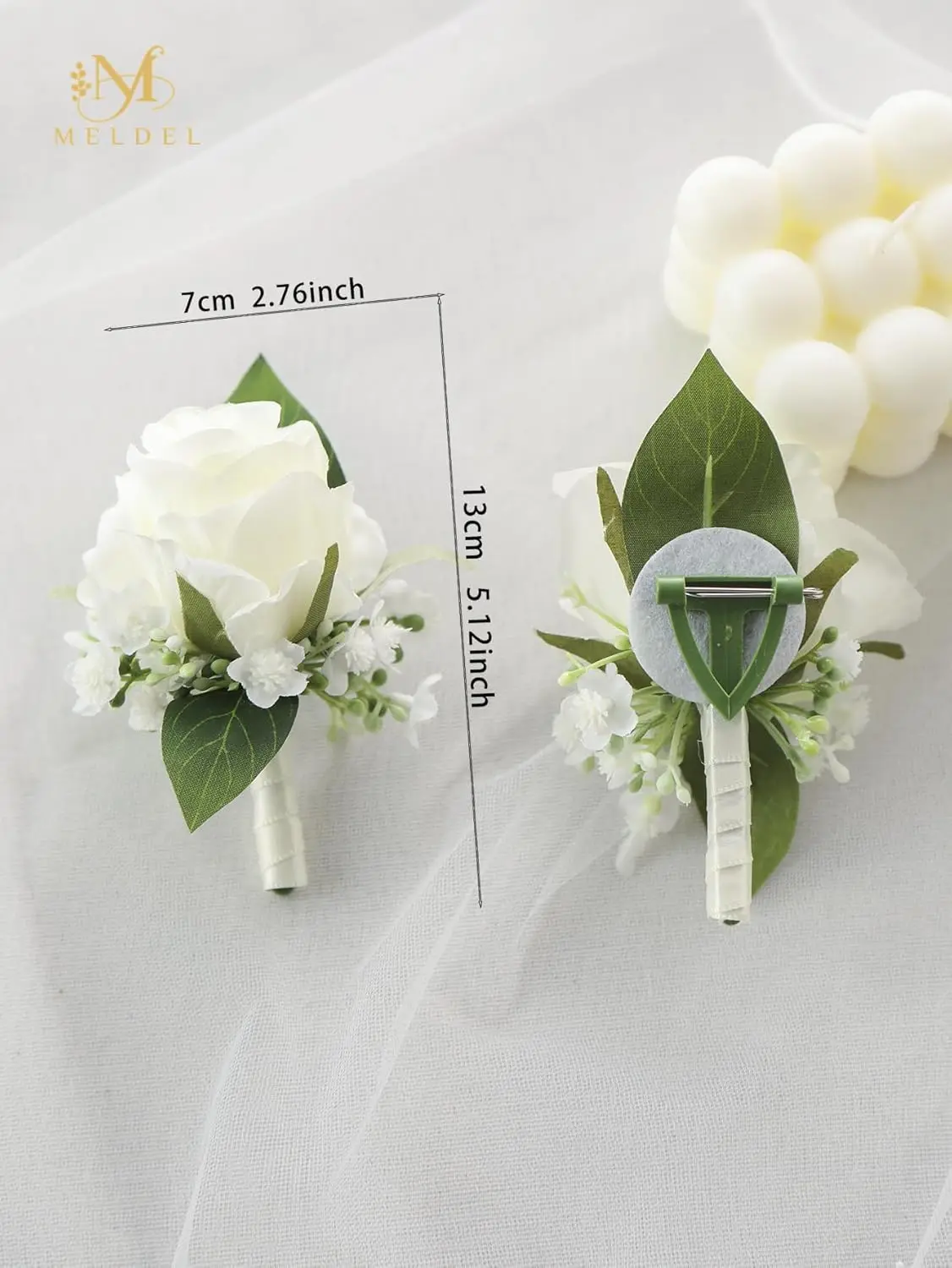 مجموعة من 6 قطع، رفقاء العريس وأفضل رجل العروة لحفلات الزفاف، العروة الوردية لحفل الزفاف للرجال