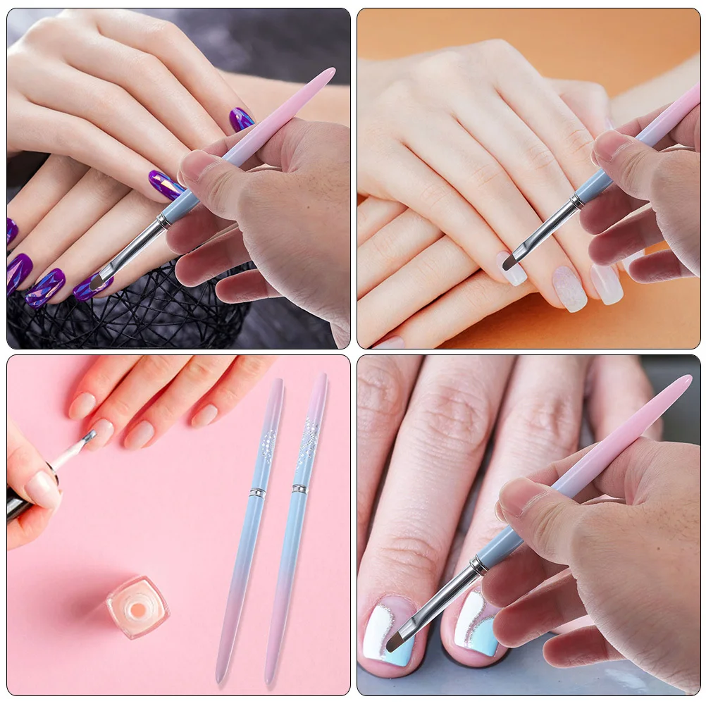 

4Pcs Nail Art Brushes Professional Manicure Supplies Gel Polish Design Tools Nail Art Brush Manicure Supplies Nails Brush Pen