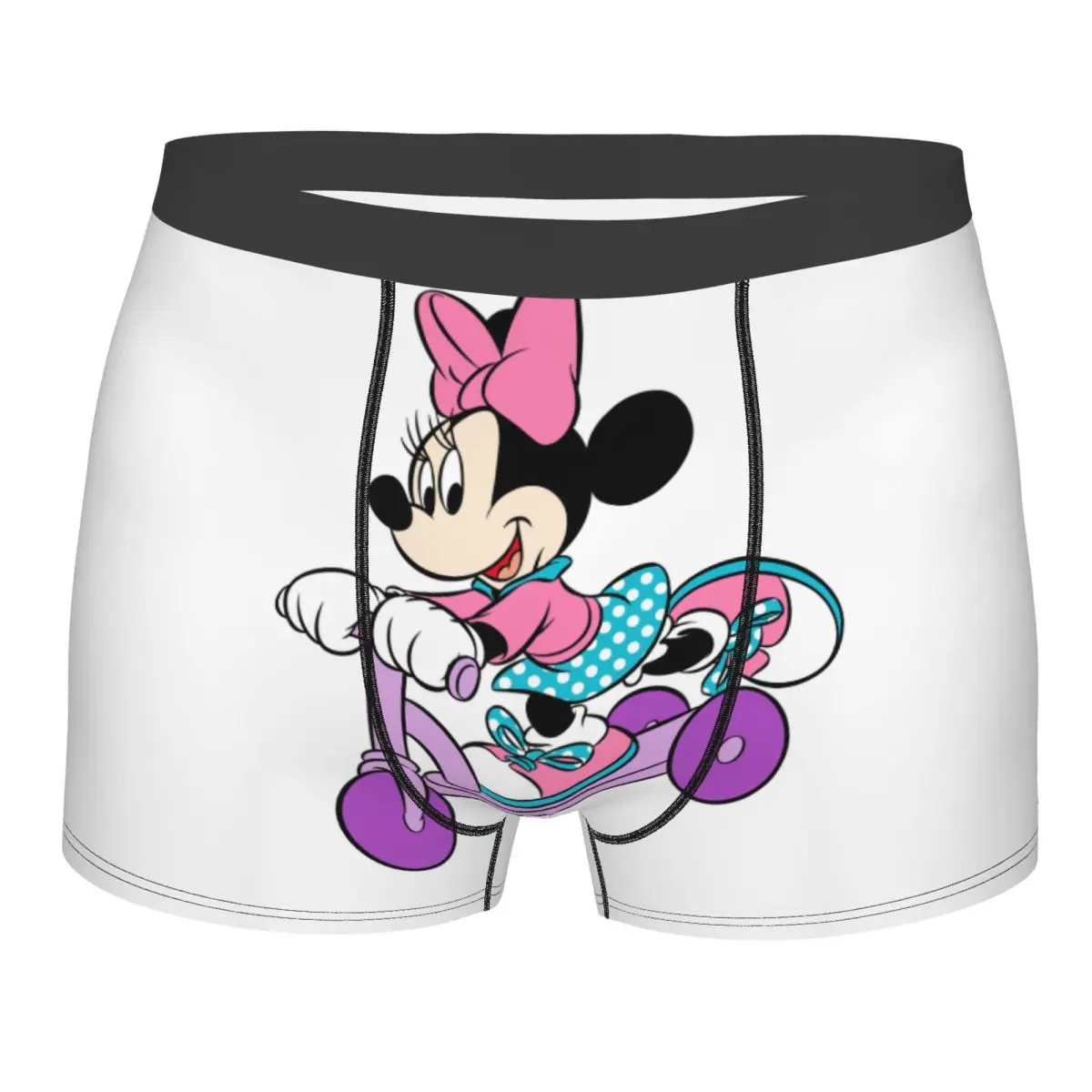 

Fashion Minnie Mouse Cartoon Animation Boxers Shorts Underpants Male Stretch Briefs Underwear