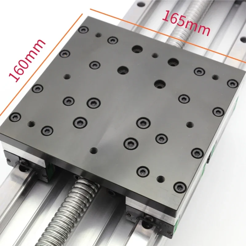 Nema34 Motor Heavy Duty Ball Screw Linear Bearing Guide Motion Double Rail Slide CNC Manual Linear Shaft Actuator Module Table