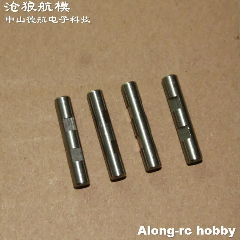 4 pièces d'arbre en acier de 5mm x 27.5mm, 2,2 de 5mm, pièce d'avion RC pour train d'atterrissage rétractable 60g (15kg) ou modèles de bricolage, pièces de rechange d'avion