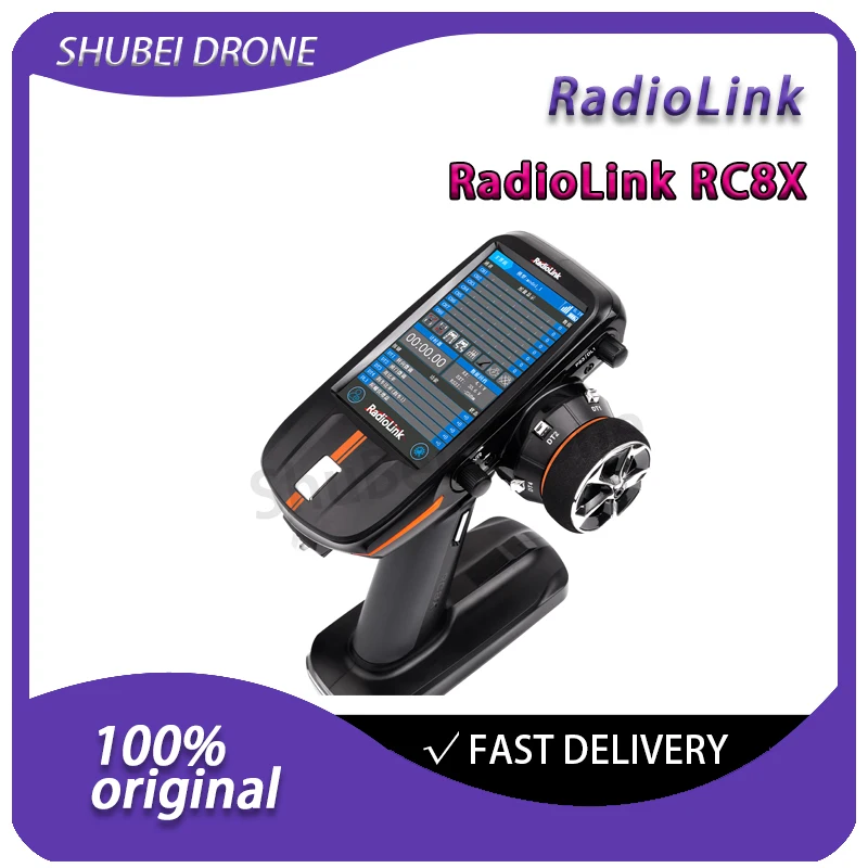 

RadioLink Ledi RC8X Remote Control 8CH 3ms Response 600 Meters Ground Control Distance for Car Tanks Caterpillars Basher