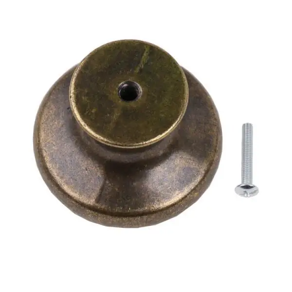 Wardrobe Skull Print Knob Zinc Alloy Handle Vintage Drawer Pull Button for Furniture Cabinet and Bedroom Drawers