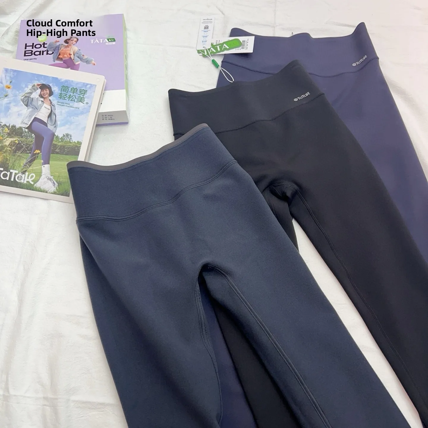 Calças de yoga de cintura alta femininas emagrecimento fce-forrado arcaskin geléia cintura capri calças confortáveis respirável elástico