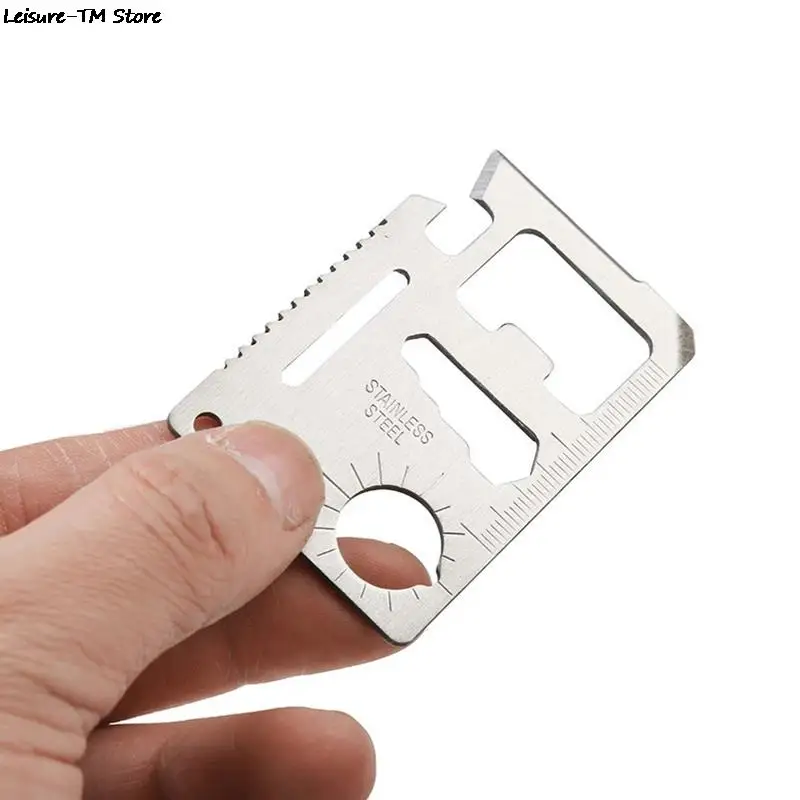 11 in 1 Portable Outdoor Camping Survival Multi-Tool Tourism Equipment Pocket Tool Credit Card