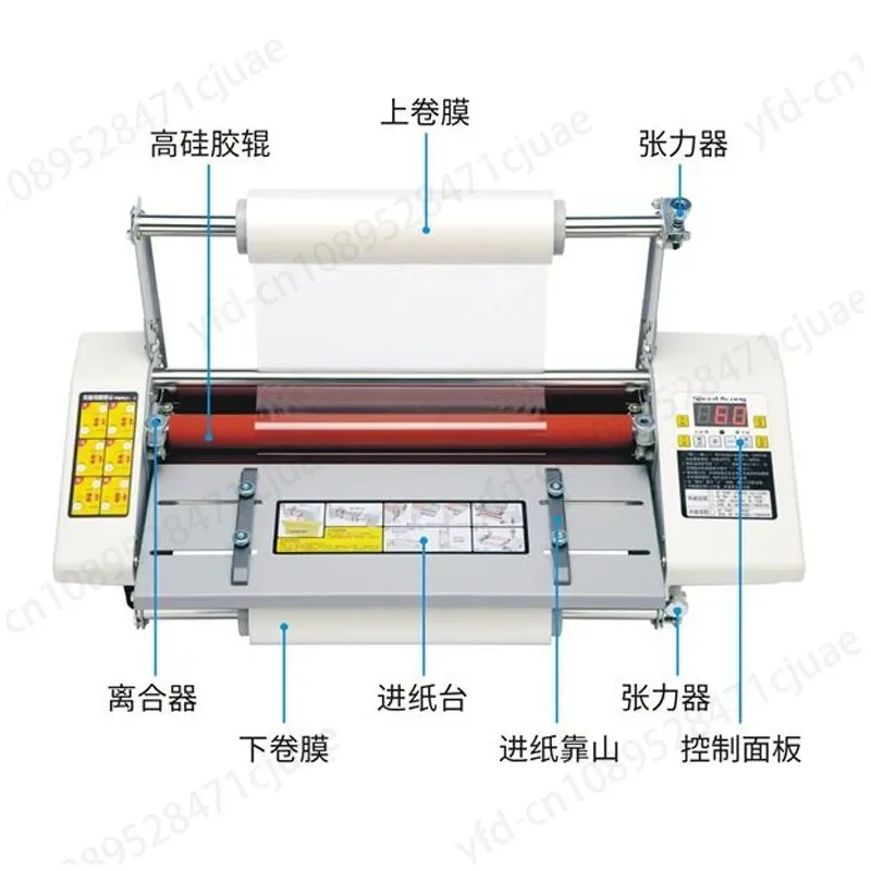 Uvxp600 L805 Tx800 UV Printer a 100.00cm-Inch Small Electric Cold Roll Laminating Machine