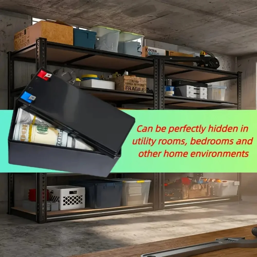 Battery-Shaped Safe with Combination Lock - Waterproof Plastic Storage Box for Jewelry, Money, and Valuables - Ideal Prank Gift,