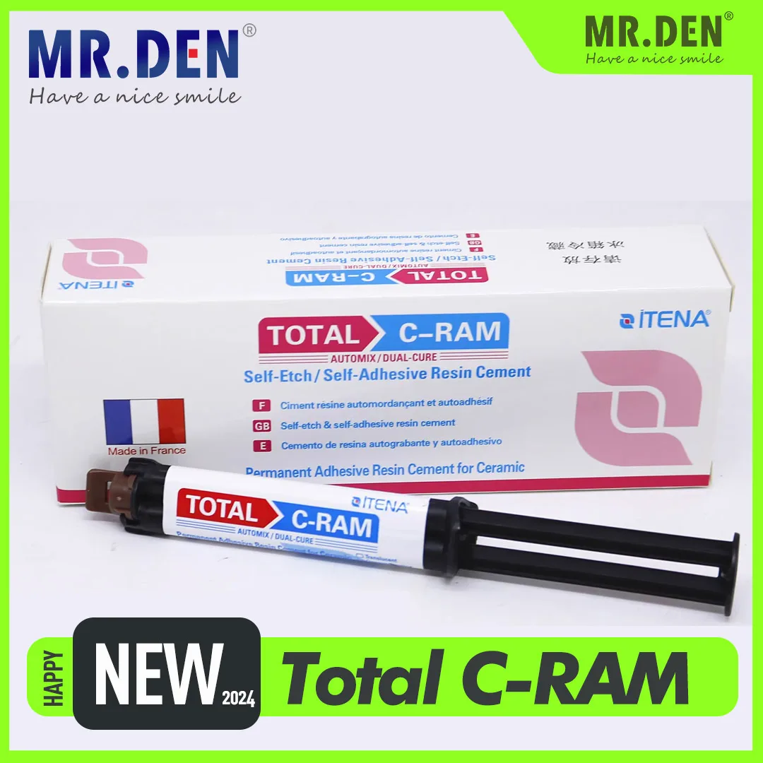 

Dentistry Material ITENA Total C-Ram Dual Cure Resin Crown Veneer Acid Free Self Etch Adhesive Resin Self Adhesive Dual Cure