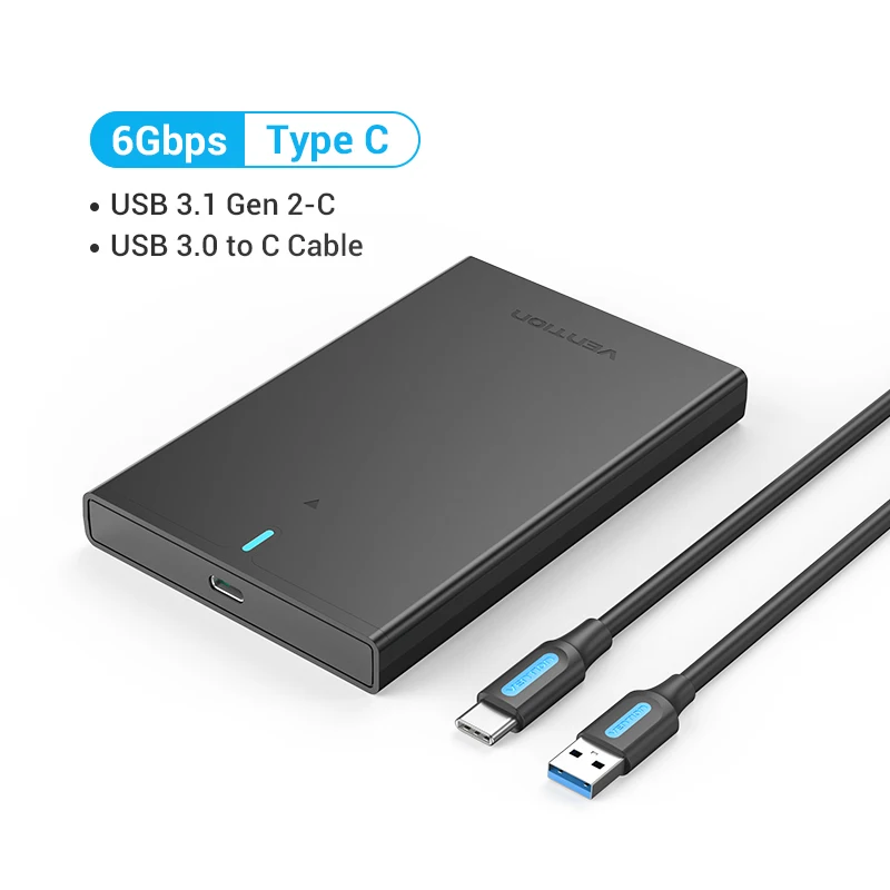 Ventie HDD-behuizing 2.5 SATA naar USB 3.0-adapter Harde schijf Schijfbehuizing HDD-behuizing voor SSD Disk HDD Box USB 3.0 Micro B HD Extern