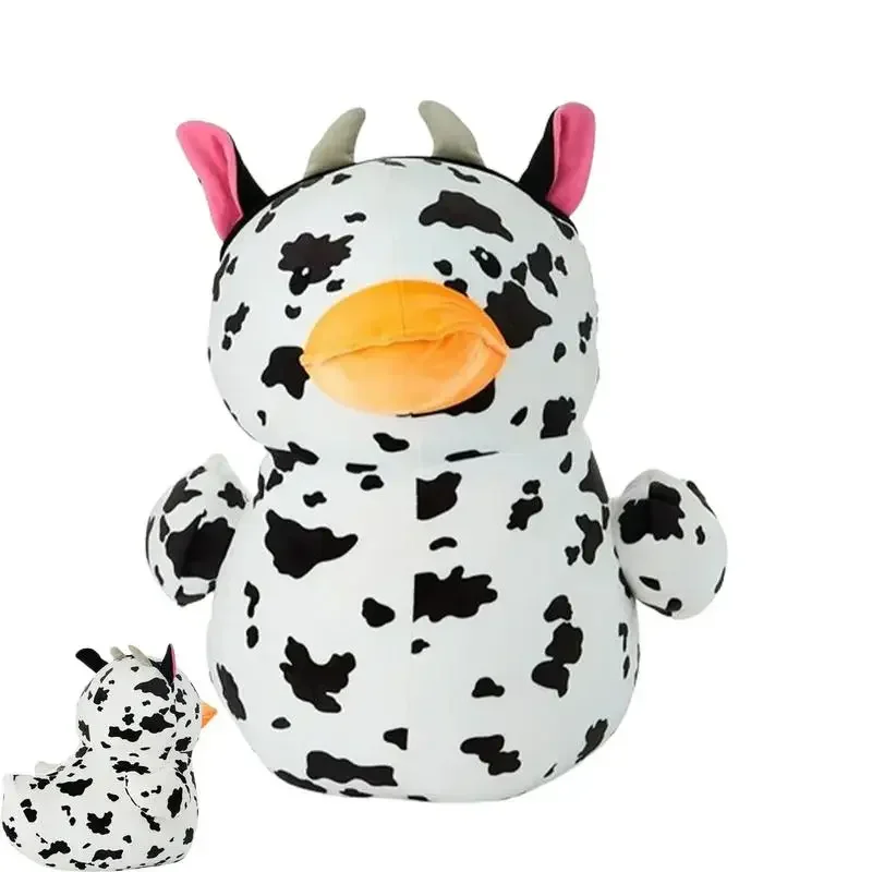 20cm Cow Duck Plush, Cute Cow Duck Stuffed Toy Doll, Creative Plush Doll, Funny Stuffed Animal Gift for Family