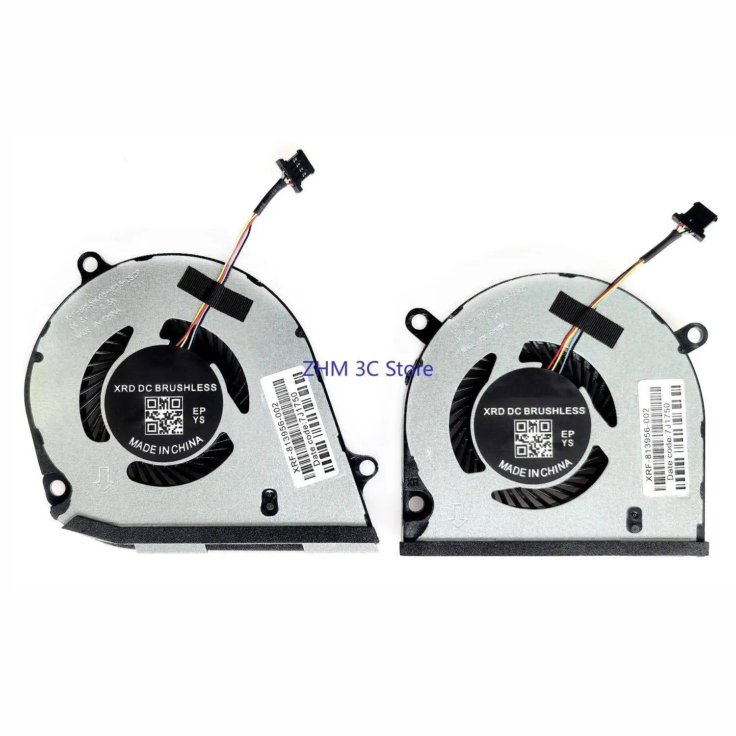 Cooling Fan Replacement for HP Envy X360 15-DS 15M-DS 15Z-DS 15-DR 15M-DR 15T-DR Series 15-DS0003CA  L53541-001 L53542-001