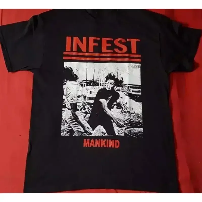 Infest Band T Shirt Black S 5Xl Vn0024