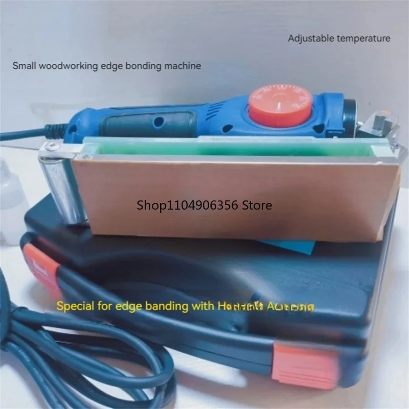 

220V Woodworking Portable Edge Banding Machine Adjustable Temperature Wood PVC Manual Edge Bander For Self-adhesive Edge Banding