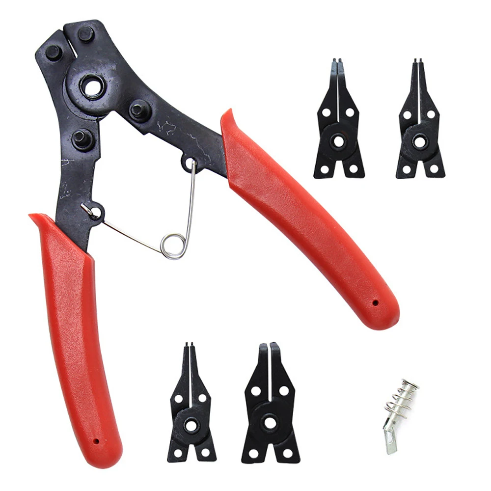 

Набор многофункциональных плоскогубцев 4-в-1 с съемными насадками для кольцевых фиксаторов и защелкивающих колец, для наращивания волос