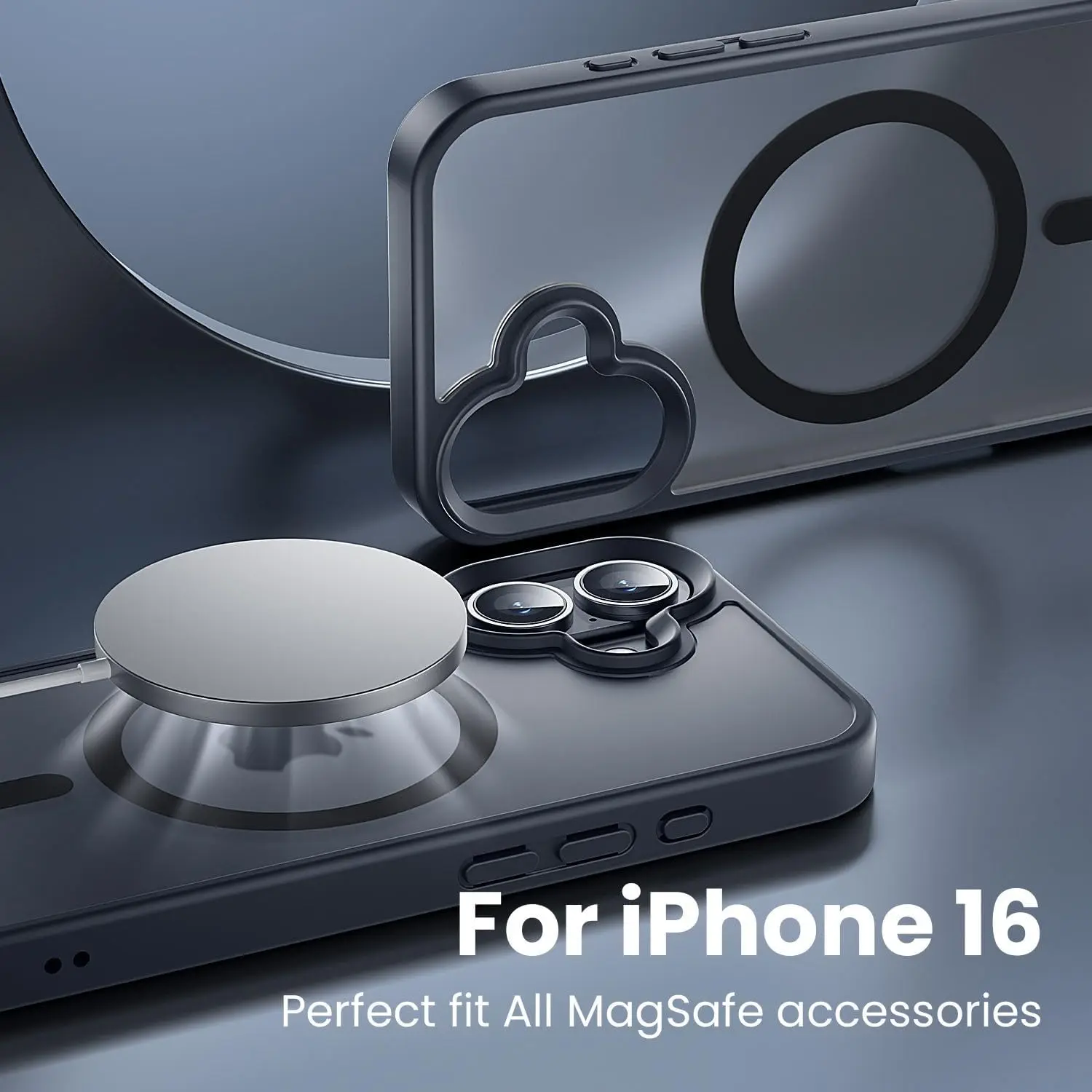 Matte Black Case For Magsafe Mag Safe iPhone 17 Air 16 Pro Max 15 Plus 14 13 Mini 12 11 SE 2022 2020 8 Phone Cover Accessories - náhled 5